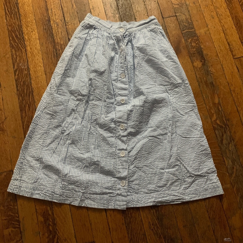 H&M MIDI stripped skirt
